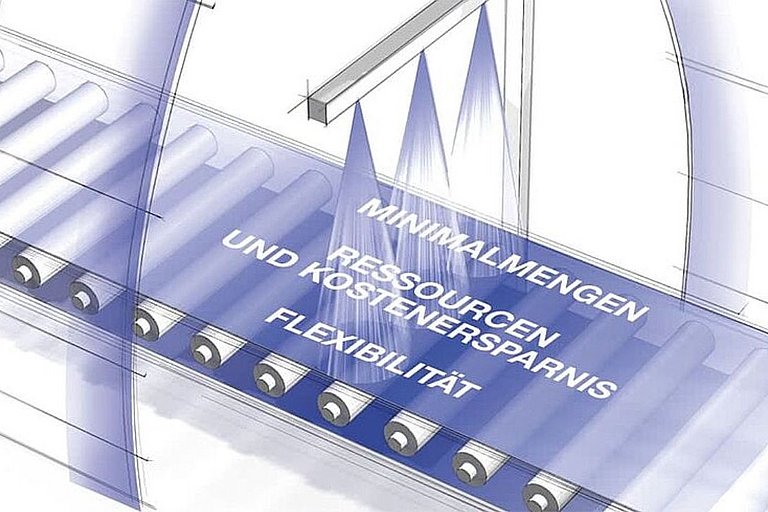 VarioSpray anyagmegtakarítás porlasztással VarioSpray anyagmegtakarítás porlasztással
