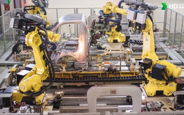 Hyundai robot autógyártás